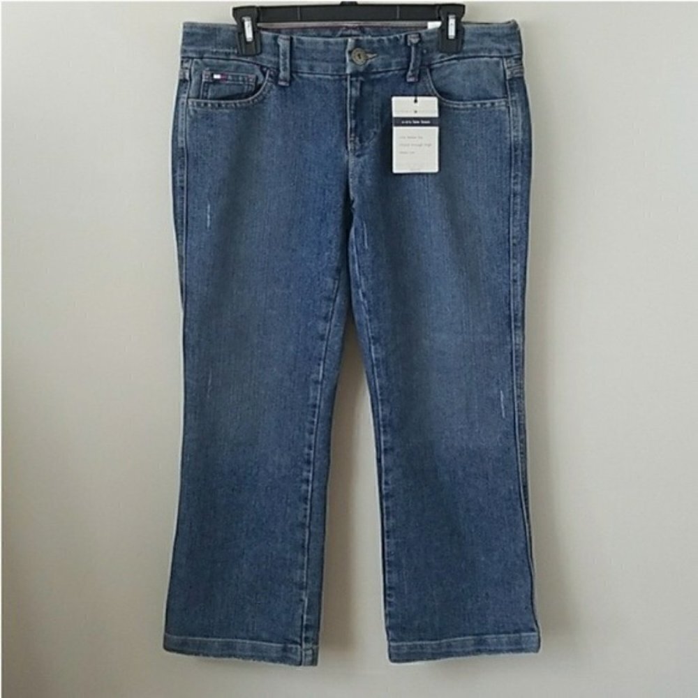 Vintage Y2K NWT Tommy Hilfiger | X-tra Low Boot Cut Crop Jeans Size 10